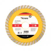 Диск алмазный отрезной Turbo волна 125x22,2x2x10мм KRANZ