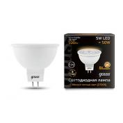 Лампа Gauss LED MR16 5W SMD 12V 2700K FROST(1/10/100)