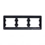 Рамка GLOSSA 3м Антрацит (5)