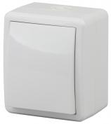 ЭРА Выключатель IP54, 10АХ-250В, ОУ Эксперт, белый 1/16