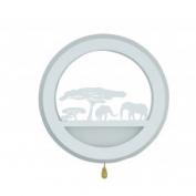 Бра САФАРИ белый Led 26W (3000+4000k + розовая подсветка)