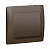 Галеа панель лицевая 1 выкл. Dark Bronze