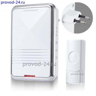 Звонок дверной - DBQ11M  АС 36M IP44 Белый