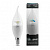 Лампа Gauss LED свеча Tailed Crystal Clear E14 6W 4100K диммируемая 1/10/50